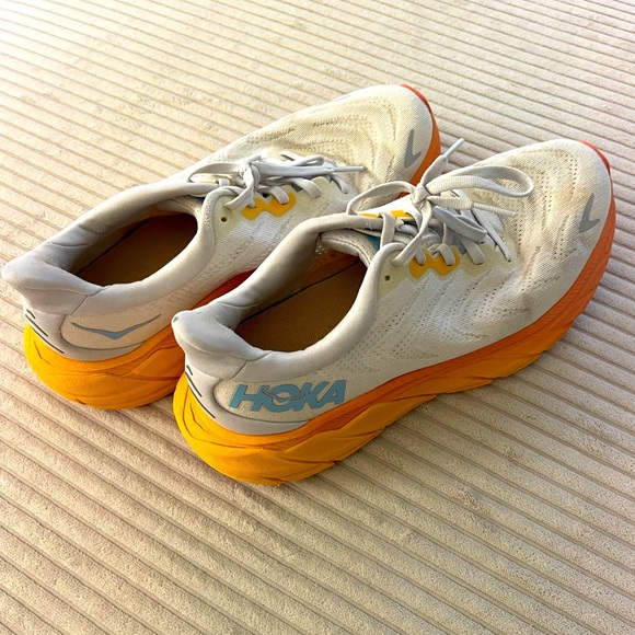 HOKA ONE ONE ARAHI 6 Sunlit Orange Creamsicle White - Picture 4 of 10